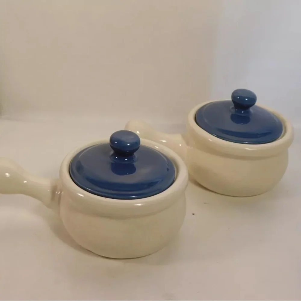 Vintage New Aventure ORCHARD Crock mid century 1984 RARE- Set of 4 pieces